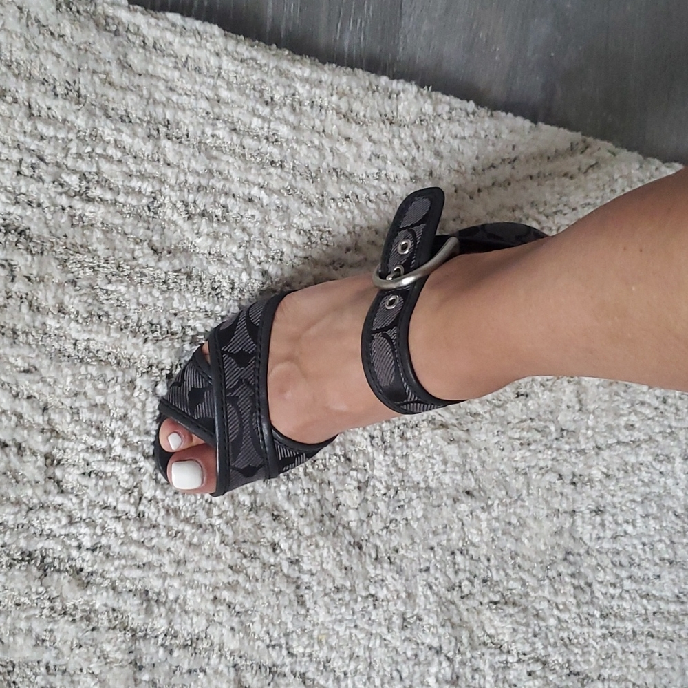Ladies coach shoes size 6 dark gray - Picture 12 of 12